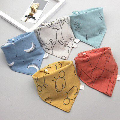 Baby Bibs 5 Pack Baby Bandana Drool Bibs Βαμβάκι για Unisex Αγόρια Κορίτσια Babador Τροφοδοσία βρεφικής πετσέτας βρεφικής πετσέτας σάλιου