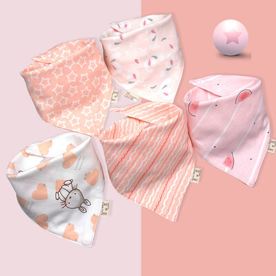 Baby Bibs 5 Pack Baby Bandana Drool Bibs Βαμβάκι για Unisex Αγόρια Κορίτσια Babador Τροφοδοσία βρεφικής πετσέτας βρεφικής πετσέτας σάλιου