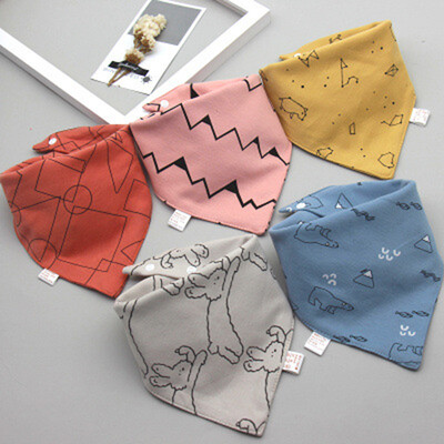 Baby Bibs 5 Pack Baby Bandana Drool Bibs Βαμβάκι για Unisex Αγόρια Κορίτσια Babador Τροφοδοσία βρεφικής πετσέτας βρεφικής πετσέτας σάλιου