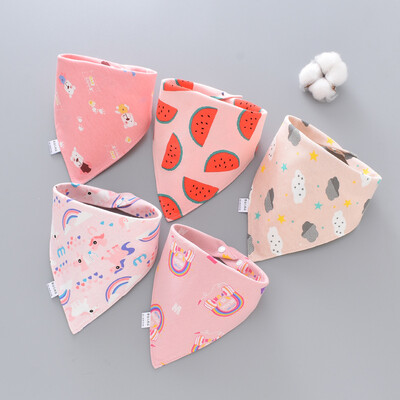 Baby Bibs 5 Pack Baby Bandana Drool Bibs Βαμβάκι για Unisex Αγόρια Κορίτσια Babador Τροφοδοσία βρεφικής πετσέτας βρεφικής πετσέτας σάλιου