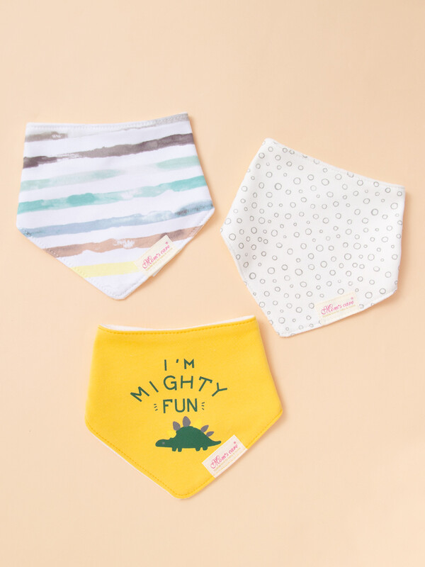 3 db Babaetető előke pamut szájvizes törölközőből Kétrétegű puha kényelmes, állítható méretű kellékek 0-3 Y