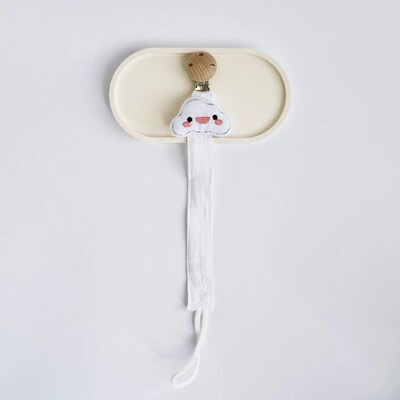 1GB zīdaiņu knupja saspraude, jaundzimušā kokvilnas koka dzīvnieku knupja ķēde, knupīšu knupīšu manekena turētājs videi draudzīgs materiāls