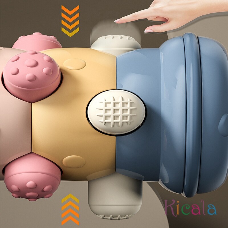 Kūdikių ropojantis ritininis žaislas, kūno rengybos lavinamasis užsiėmimas, kūdikių pilvuko laiko raidos jutimo žaislai kūdikiui 0 12 mėn.