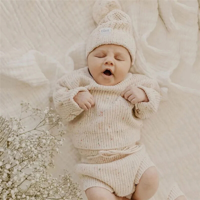 Rudens žiemos megztinis kūdikiui laisvo stiliaus megzti drabužiai berniukui mergaitei, apvalia kaklą, mažyliui mergaitei berniukui megztinis kūdikių viršutiniai drabužiai