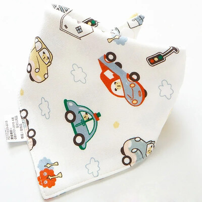 Bērnu priekšautiņi Kokvilna Bērnu barošanas priekšauts Trīsstūris Jauki zīdaiņu priekšautiņi Meitenes zēni Multfilma Barošana Šalle Priekšautiņu apkakles Priekšautiņu atraugas audums