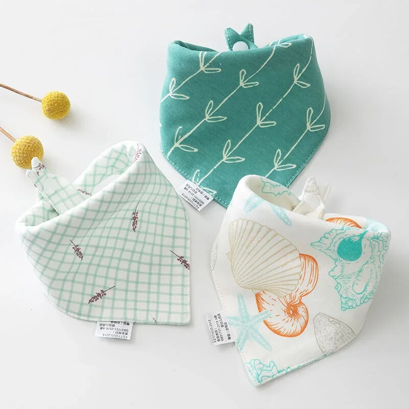 Bērnu priekšautiņi Kokvilna Bērnu barošanas priekšauts Trīsstūris Jauki zīdaiņu priekšautiņi Meitenes zēni Multfilma Barošana Šalle Priekšautiņu apkakles Priekšautiņu atraugas audums