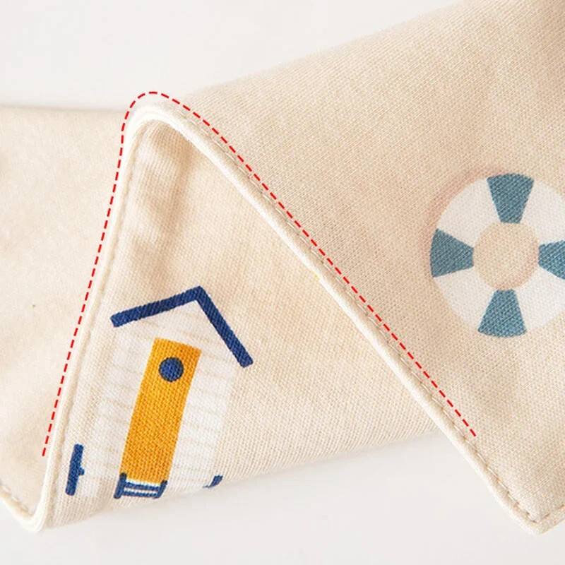 Bērnu priekšautiņi Kokvilna Bērnu barošanas priekšauts Trīsstūris Jauki zīdaiņu priekšautiņi Meitenes zēni Multfilma Barošana Šalle Priekšautiņu apkakles Priekšautiņu atraugas audums