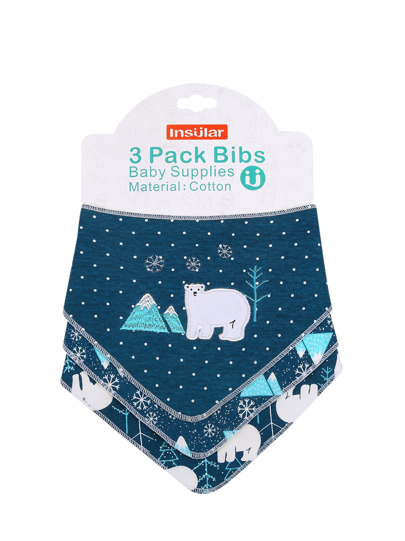 INSULAR Nauji Seilinukai Kūdikių Seilinukai 3vnt Kūdikių Seilinukai Medvilniniai Babadores Kūdikių Rankšluosčiai berniukams Ir Mergaitėms Kūdikių Drabužiai Kūdikių Priedai