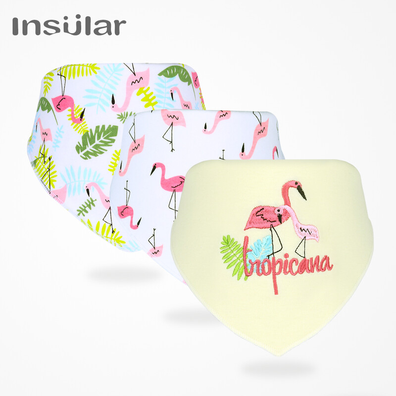 INSULAR Nauji Seilinukai Kūdikių Seilinukai 3vnt Kūdikių Seilinukai Medvilniniai Babadores Kūdikių Rankšluosčiai berniukams Ir Mergaitėms Kūdikių Drabužiai Kūdikių Priedai