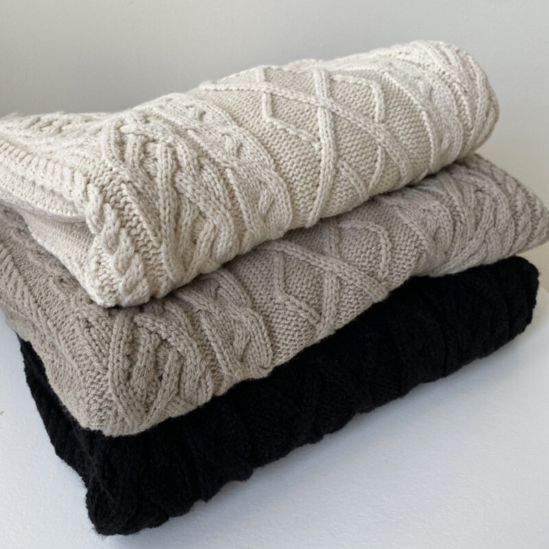 Mergaičių megztiniai megztiniai be rankovių Rudeniniai berniukai Medvilnė Liemenė Kailis Tvirtas Viršutiniai Megzti Liemenė Mažylio megztinis Viršutiniai drabužiai 0-3Y