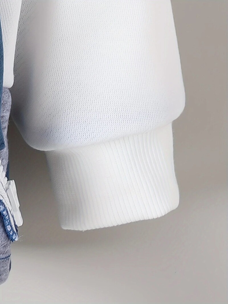 Pavasario ir rudens kūdikių berniuko laisvalaikio sporto kratinys Mažasis dinozaurų raštas paltas su gobtuvu Patogus stilingas užtrauktukas ilgomis rankovėmis