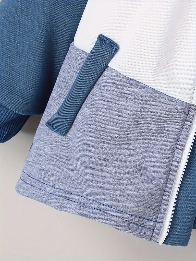 Pavasario ir rudens kūdikių berniuko laisvalaikio sporto kratinys Mažasis dinozaurų raštas paltas su gobtuvu Patogus stilingas užtrauktukas ilgomis rankovėmis