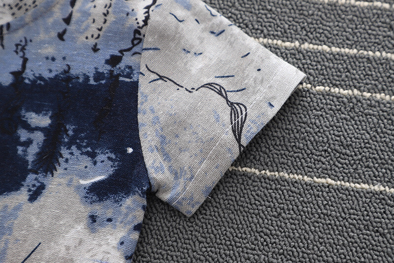 Χαριτωμένο βαμβακερό μωρό αγόρι με κοντομάνικο πουκάμισο Ρούχα κοστούμια Καλοκαιρινή μόδα παιδικά αγόρια Σετ ρούχων όμορφος