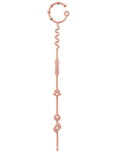 Jaunas silikona zobu rotaļlietas, kas paredzētas Teether, regulējamas multfilmu knupīšu ķēdītes, bērnu knupīšu turētājs, ratiņu aksesuāri.