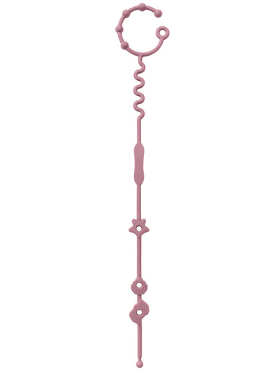 Jaunas silikona zobu rotaļlietas, kas paredzētas Teether, regulējamas multfilmu knupīšu ķēdītes, bērnu knupīšu turētājs, ratiņu aksesuāri.