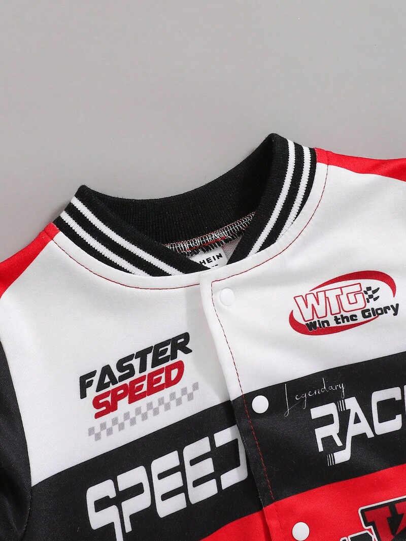 Pavasario ir rudens mažylių mados tendencijos gatvės laisvalaikio atostogų striukė kratinys su raidėmis margintas paltas