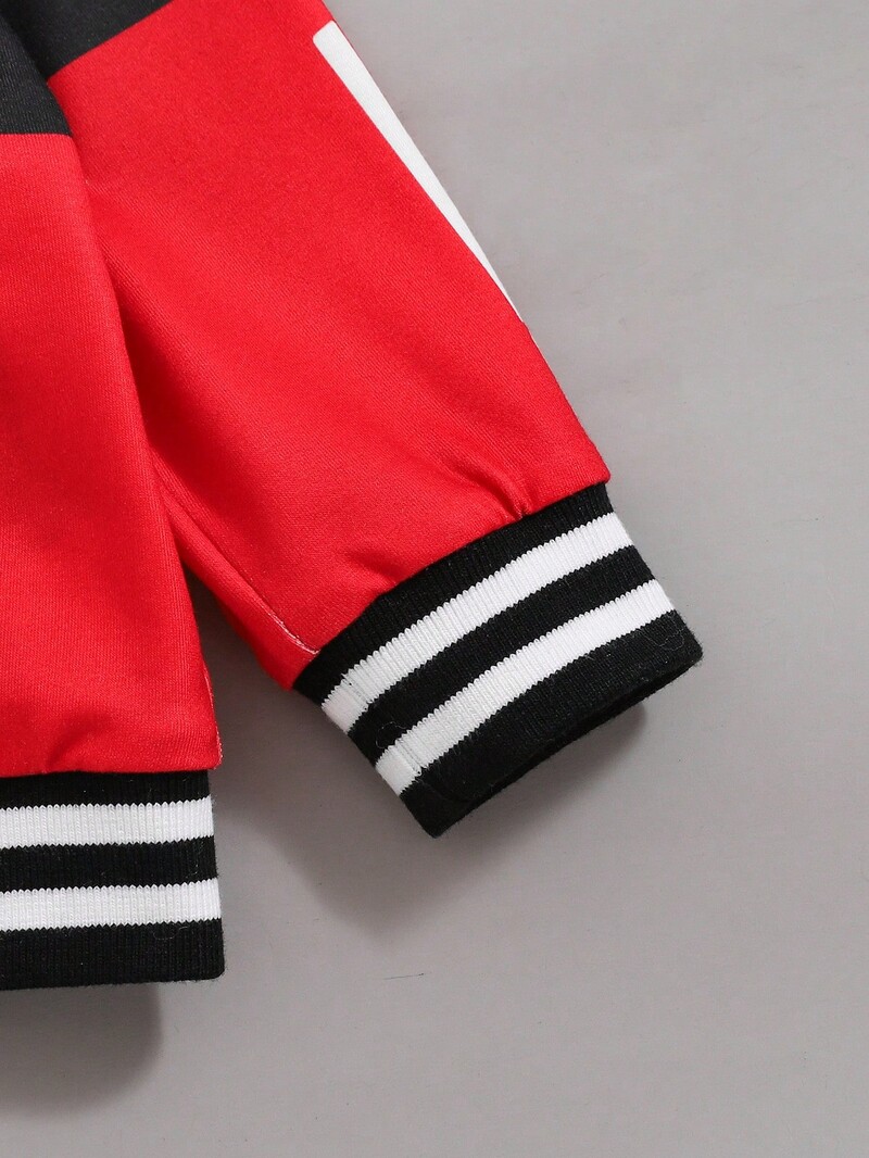 Pavasario ir rudens mažylių mados tendencijos gatvės laisvalaikio atostogų striukė kratinys su raidėmis margintas paltas