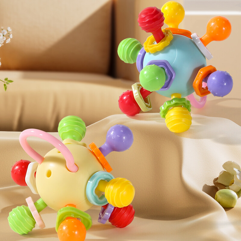 Minkštas ranka sugriebiamas kamuoliukas kūdikių žaislas Xingdun kamuoliukas gimtadienio dovana 0–3 metų kūdikiams