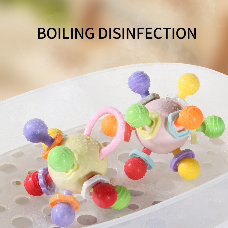 Minkštas ranka sugriebiamas kamuoliukas kūdikių žaislas Xingdun kamuoliukas gimtadienio dovana 0–3 metų kūdikiams