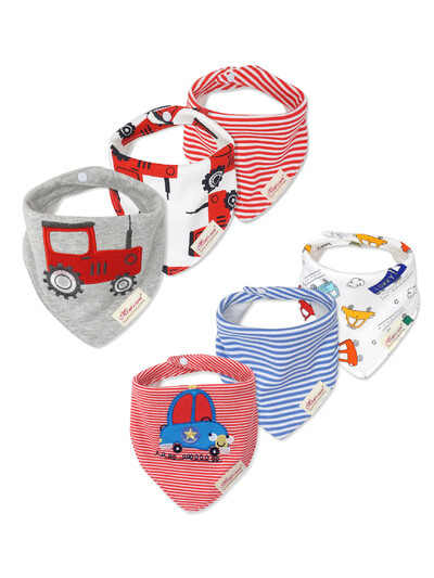 6 vnt Seilinukas kūdikių maitinimui iš medvilnės burnos vandens rankšluostis Dvisluoksnis minkštas Patogus reguliuojamo dydžio aksesuarai 0-3 Y