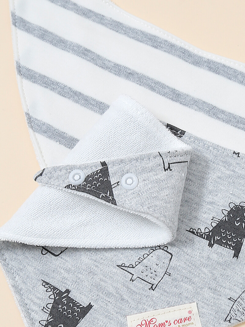 6 vnt Seilinukas kūdikių maitinimui iš medvilnės burnos vandens rankšluostis Dvisluoksnis minkštas Patogus reguliuojamo dydžio aksesuarai 0-3 Y