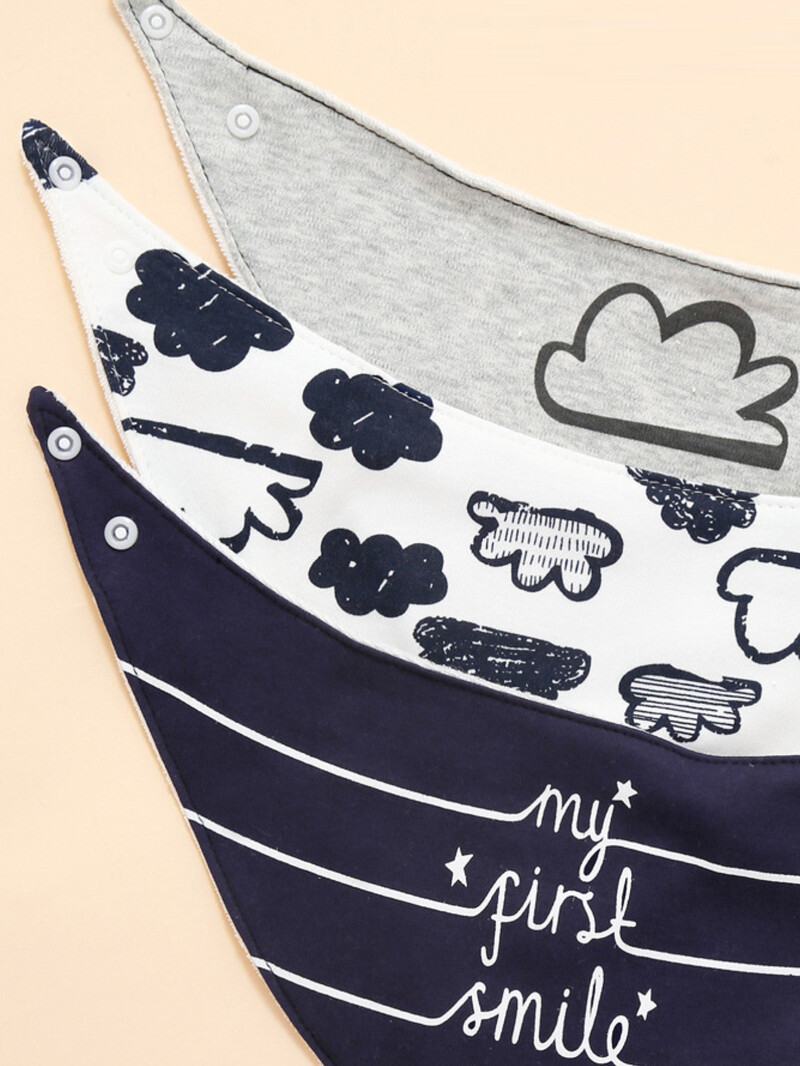 6 vnt Seilinukas kūdikių maitinimui iš medvilnės burnos vandens rankšluostis Dvisluoksnis minkštas Patogus reguliuojamo dydžio aksesuarai 0-3 Y