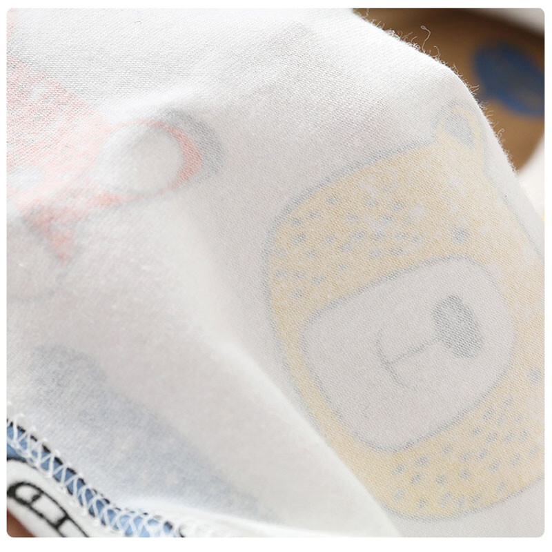 2025 m. vasaros vaikų animacinių filmų spausdinimo marškinėliai, skirti mažoms mergaitėms 9M-4T Animacinio filmo meškiukas trumpomis rankovėmis, vaikiški berniukų marškinėliai.