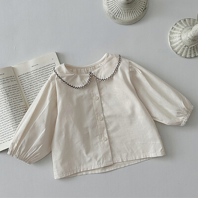 2024 m. naujojo rudens korėjietiško stiliaus naujagimių marškinėliai, vaikiški drabužiai ilgomis rankovėmis medvilniniai spaudiniai kūdikių megztiniai kūdikiams