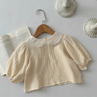 2024 m. naujojo rudens korėjietiško stiliaus naujagimių marškinėliai, vaikiški drabužiai ilgomis rankovėmis medvilniniai spaudiniai kūdikių megztiniai kūdikiams