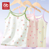 AIBEDILA nyári felsők lányoknak Rajzfilm fehérnemű Fiatal tizenéves fehérnemű Pamut Sport felsők Gyerek alsóingek