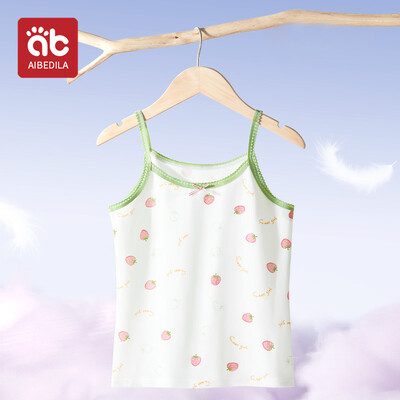 AIBEDILA nyári felsők lányoknak Rajzfilm fehérnemű Fiatal tizenéves fehérnemű Pamut Sport felsők Gyerek alsóingek