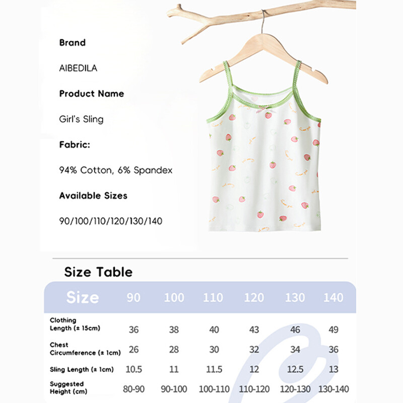 AIBEDILA nyári felsők lányoknak Rajzfilm fehérnemű Fiatal tizenéves fehérnemű Pamut Sport felsők Gyerek alsóingek