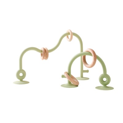 Kūdikių žaislas, silikonas, mokomieji žaislai kūdikiams Montessori žaislų dantukų dygimo takelis, labirintas medinis kalnelių karoliukas, kūdikių aksesuaras