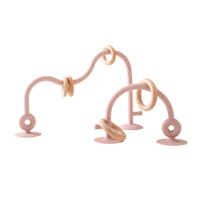 Kūdikių žaislas, silikonas, mokomieji žaislai kūdikiams Montessori žaislų dantukų dygimo takelis, labirintas medinis kalnelių karoliukas, kūdikių aksesuaras