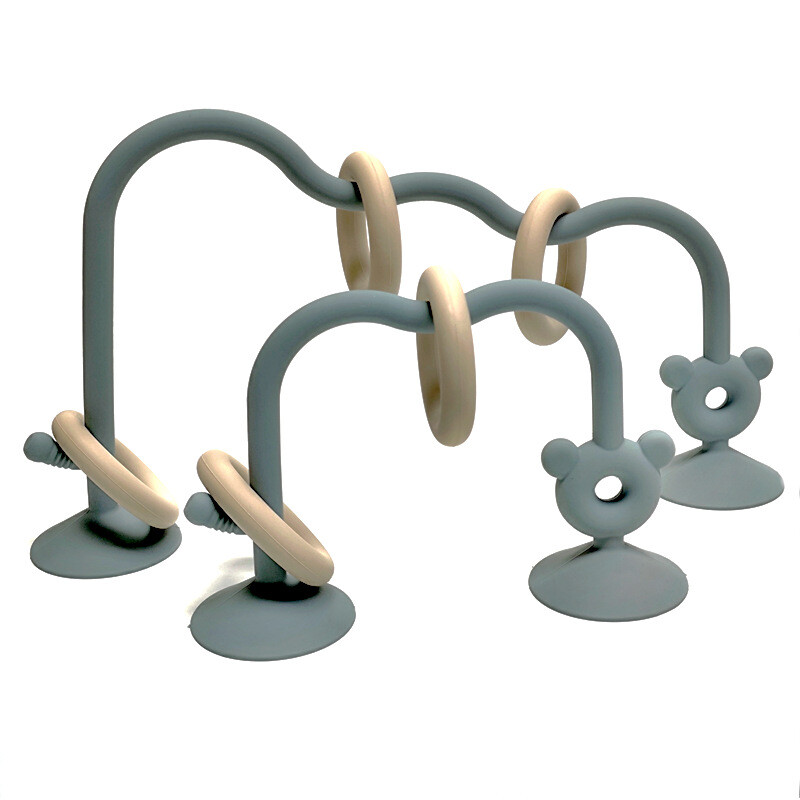 Kūdikių dėlionė vyniojami karoliukai žaislai silikono šlifavimo vaizdiniai žaislai vaikams gali graužti ankstyvasis ugdymas vyniojami karoliukai čiulpti žaislai