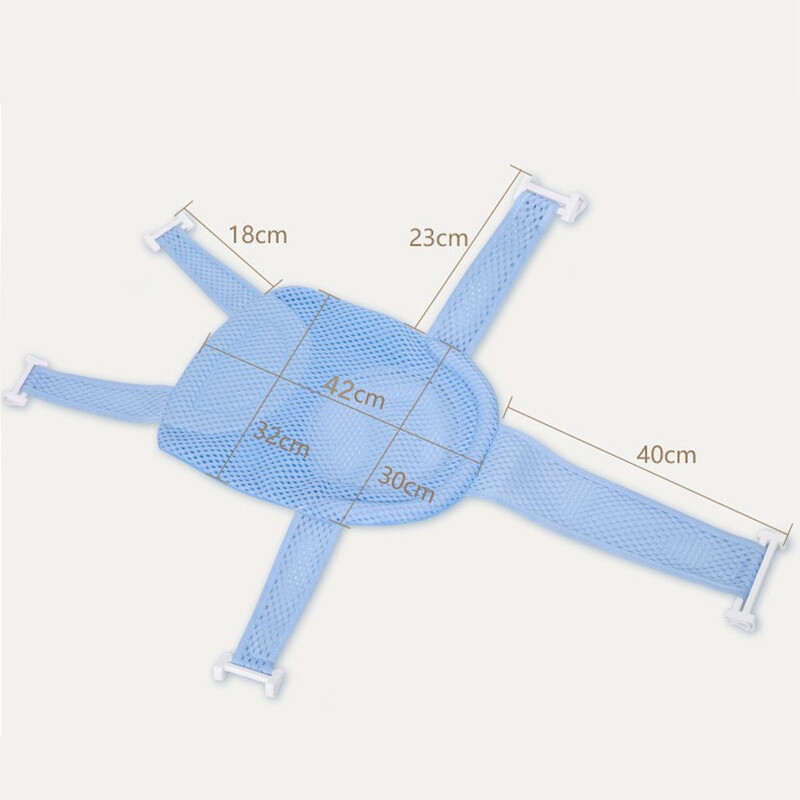 Állítható újszülött fürdőkád párna Üléspárna Kereszt alakú csúszásgátló babafürdőszőnyeg Gyermek fürdőkád zuhany bölcső ágyülés