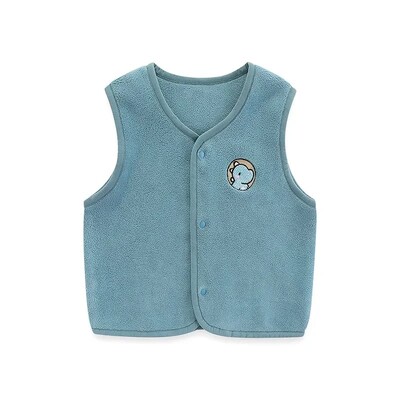 Vaikiški pavasariniai viršutiniai drabužiai Liemenė Vaikiška liemenė berniukui Mergaitei Storas aksominis pamušalas Šilti švarkai Liemenė kūdikiui rudeniniai pliušiniai drabužiai