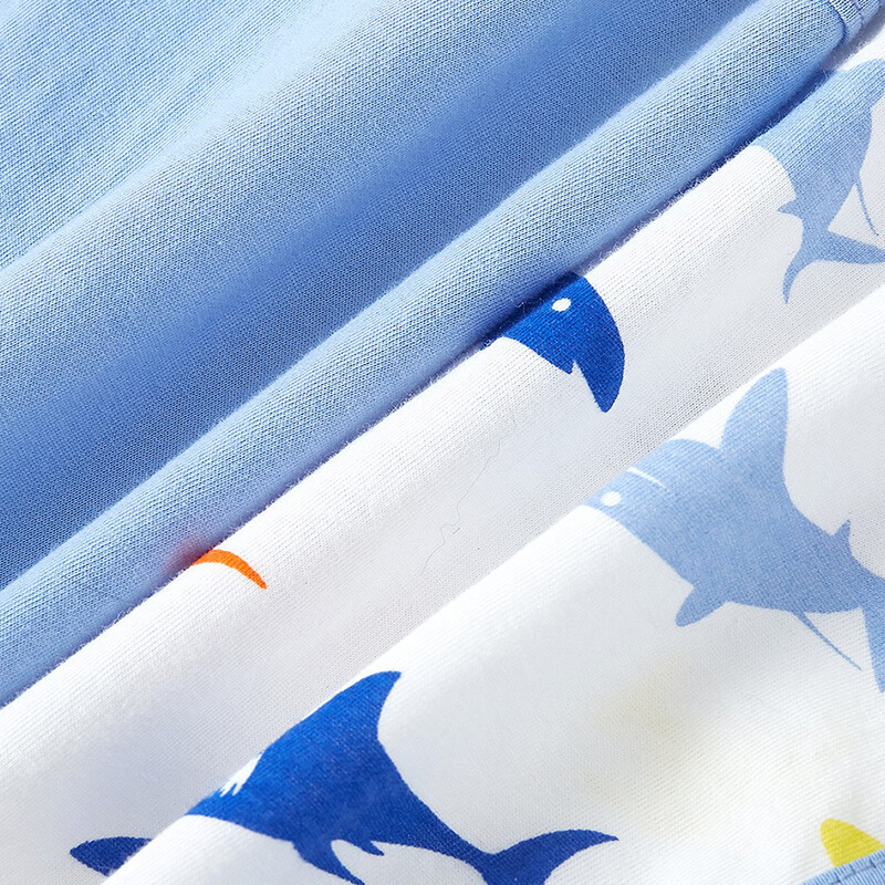 Karikatūra haizivs veste+šorti, 2-daļīgs apģērba komplekts pidžamas vasaras bērniem zīdaiņiem zēniem meitenēm kokvilnas ikdienas treniņtērps apģērba kostīms 0-6 g