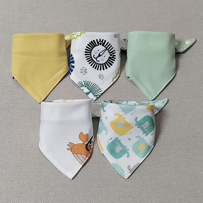 Baby bandana slinavi bibs za unisex dječake djevojčice 5 komada beba hranjenje podrigivanje krpa pamučni slinavi ručnik slinavi bib dodaci za novorođenče