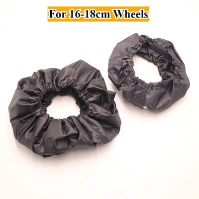 2 gab. Bērnu ratiņu riteņa pārsegs Putekļu necaurlaidīgs riepu aizsargs zīdaiņu ratiņu ratu pretnetīrumiem Oksfordas auduma futrāļa ratu piederumi