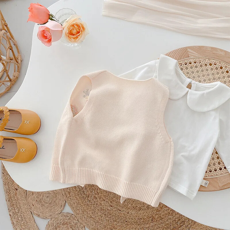 Meiteņu džemperis 0-5 gadus vecam mazulim rudens kleita bērnu jaciņa bērnu džemperis mazuļu žakarda adīšanas veste bērnu apģērbi