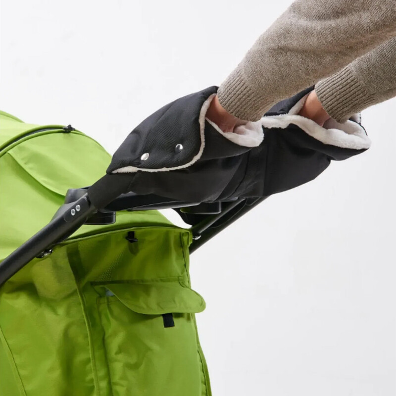 Kūdikių vežimėlio pirštinės žiemai storinančios vežimėlio pirštinės Universalios vėjui atsparios naujagimio stumdomos kėdutės pirštinės vežimėlio priedai