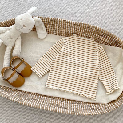 Rudens vaikiškas raukinis ilgomis rankovėmis marškinėliai berniukui, kūdikiui, solidūs laisvalaikio apatiniai marškinėliai mergaitei kūdikiams gėlėmis puošti viršutiniai marškinėliai vaikiški madingi marškinėliai