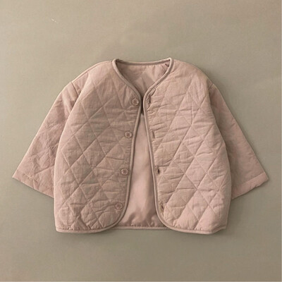 Kūdikių žieminiai drabužėliai Plona šilta striukė 0–3 m. mergaičių laisvalaikio medvilnine paminkštintas paltas berniukams, tvirtas, ilgomis rankovėmis, viršutiniai drabužiai kūdikių kūdikiams