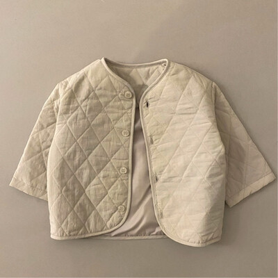 Kūdikių žieminiai drabužėliai Plona šilta striukė 0–3 m. mergaičių laisvalaikio medvilnine paminkštintas paltas berniukams, tvirtas, ilgomis rankovėmis, viršutiniai drabužiai kūdikių kūdikiams