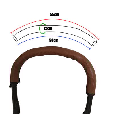 Cotieră pentru cărucior pentru copii de înaltă calitate, bară de protecție Pu Husă de protecție Huse pentru cotieră pentru Yoyo Yoya Huse pentru mâner Accesorii pentru cărucioare