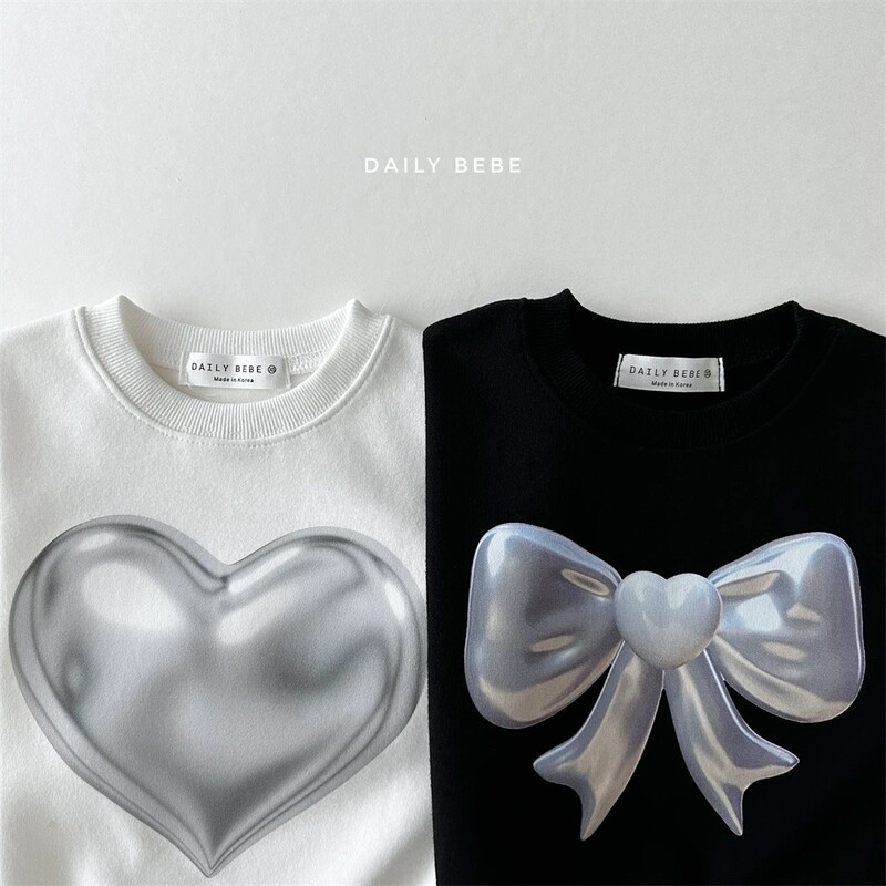 2025 m. pavasaris, nauja, kūdikių mergaičių megztiniai ilgomis rankovėmis, širdelės, medvilniniai, madingi, vaikiški, laisvalaikio megztiniai, vaikiški drabužiai