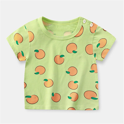 0-24M naujagimio marškinėliai mergaitėms berniukams trumpomis rankovėmis kūdikių marškinėliai animacinių filmų spaudiniai marškinėliai Minkštos medvilnės kūdikių drabužiai