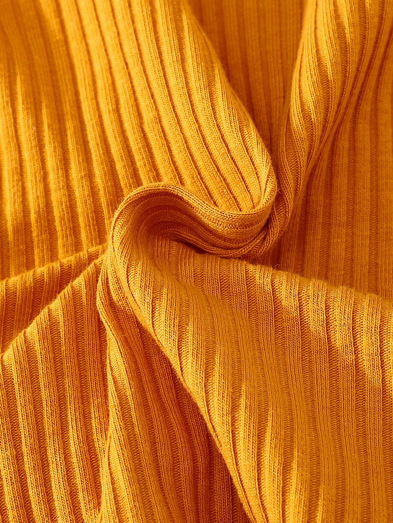 Divatos kislány nyári kerek nyakú, egyrészes, aranyos fából készült ruha fülszegéllyel