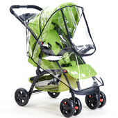 Ūdensnecaurlaidīgs bērnu ratu lietus pārsegs Vēja necaurlaidīgs bērnu ratu pārvalks lietusmētelis Rain Cape āra ratu piederumi